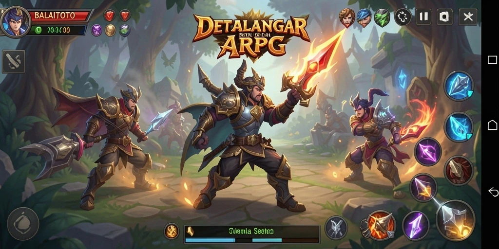 Gameplay seru dan mendebarkan dalam dunia ARPG BALAITOTO.