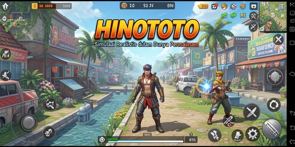 Tampilan gameplay HINOTOTO yang menarik dan interaktif.