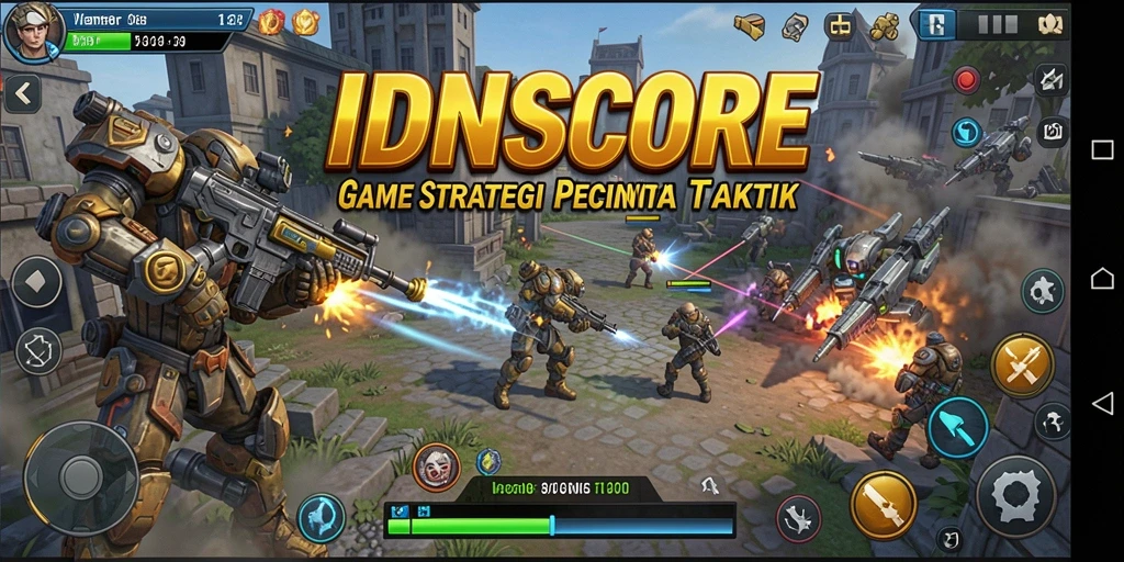 Tangkapan layar dari gameplay strategi di IDNSCORE yang menampilkan momen menegangkan.