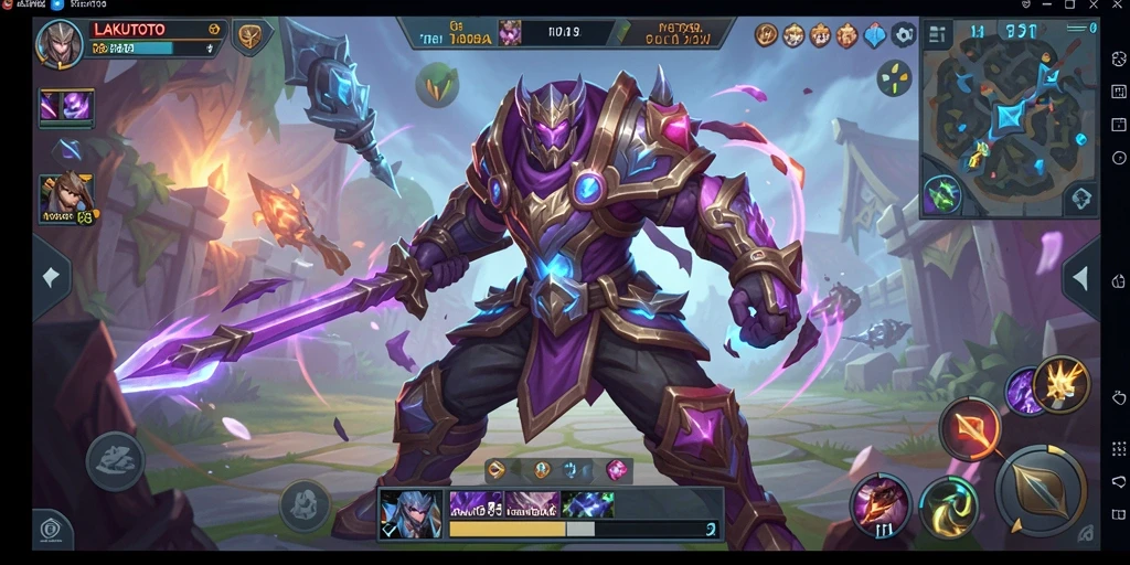 Screenshot tampilan gameplay seru di LAKUTOTO