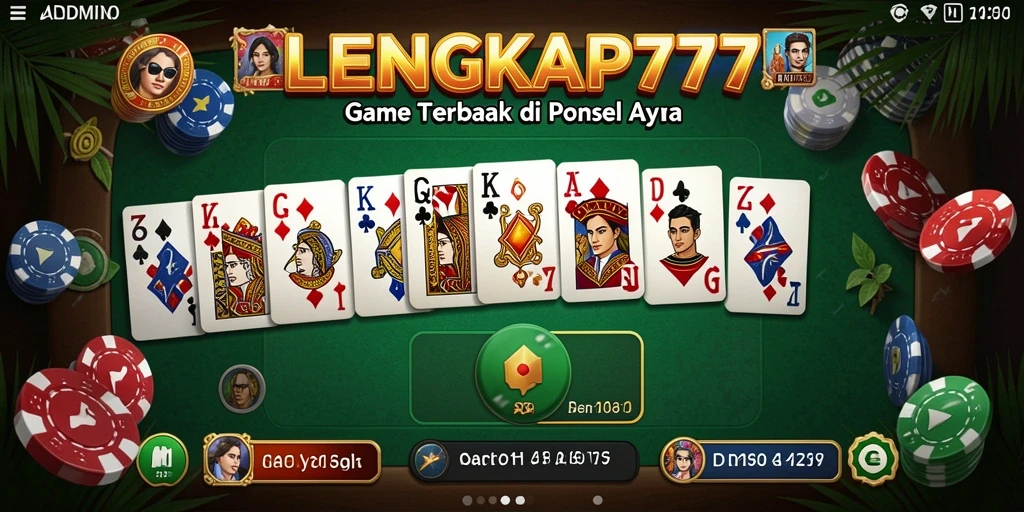 Tampilan gameplay seru LENGKAP777 dengan grafis menarik.