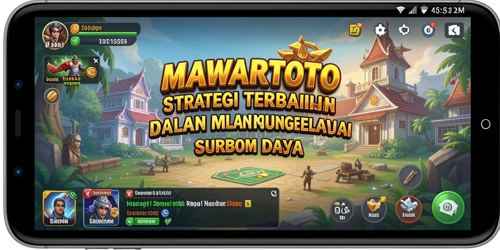 Screenshot gameplay MAWARTOTO yang menampilkan strategi pertarungan.