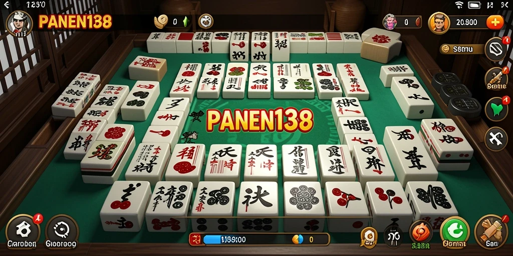 Tampilan menarik dan gameplay seru dari PANEN138 Mahjong.