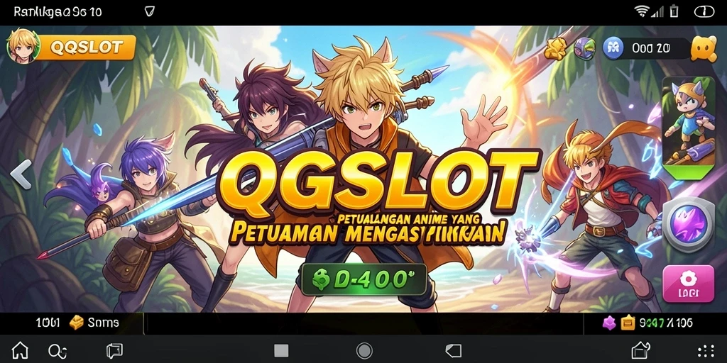 Tampilkan gameplay menarik dari QQSLOT dengan karakter anime favorit.