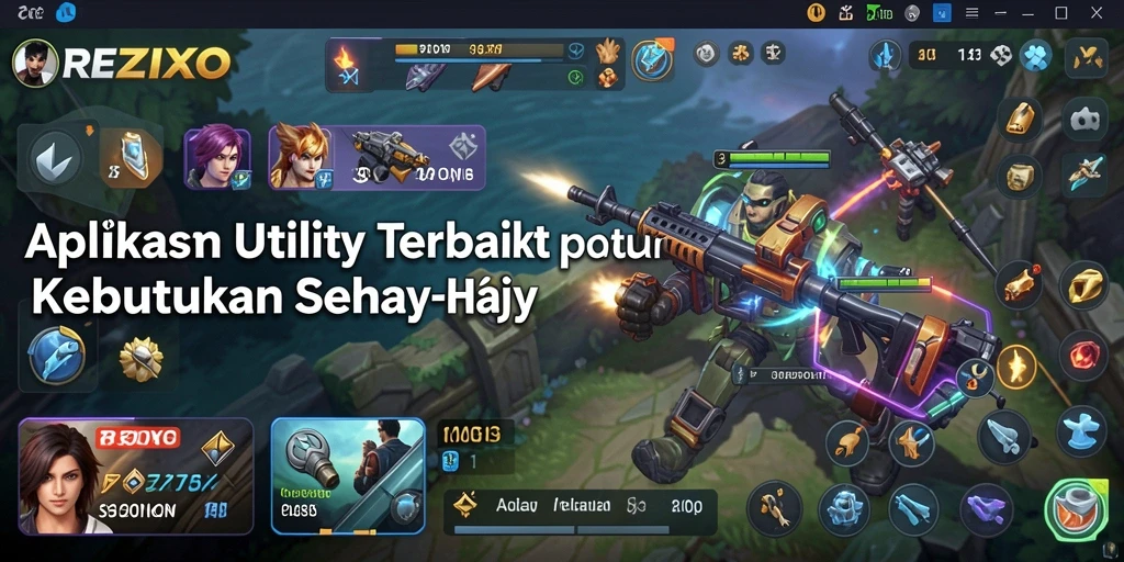 Tampilan antarmuka utama aplikasi REZIXO yang memudahkan pengguna.