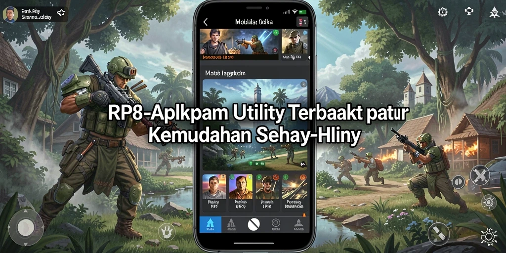 Tampilan antarmuka RP8 yang sederhana dan fungsional.