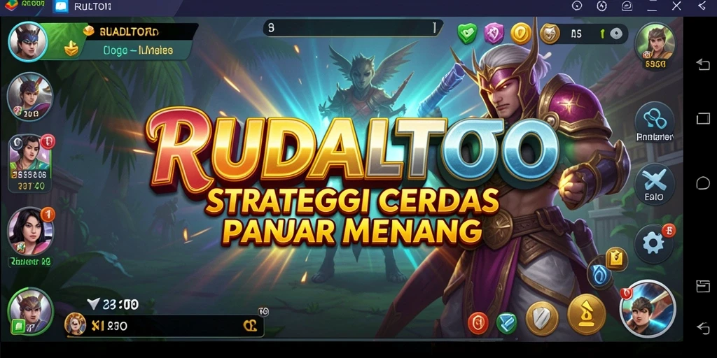 Tampilan gameplay RUDALTOTO yang menantang dan strategis.