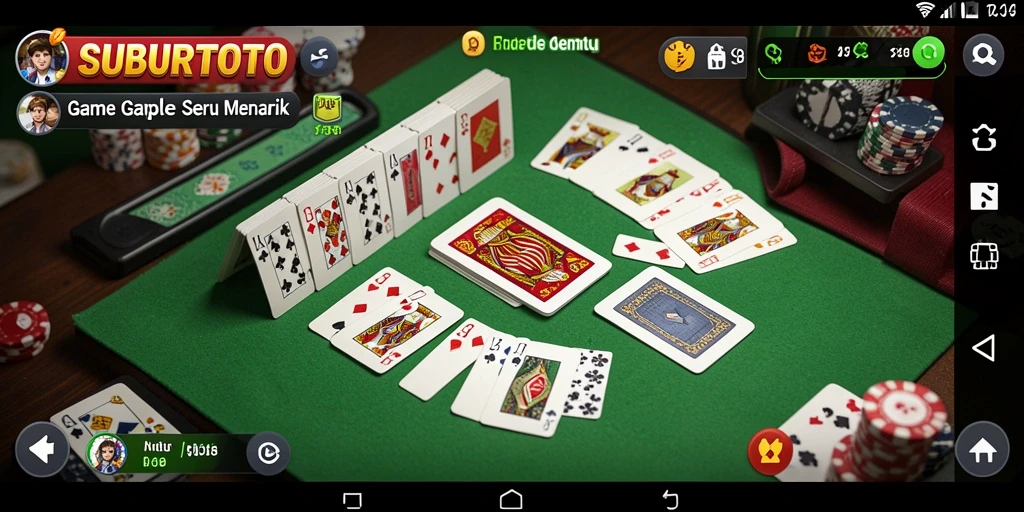 Tampilan gameplay Gaple yang seru dan interaktif.