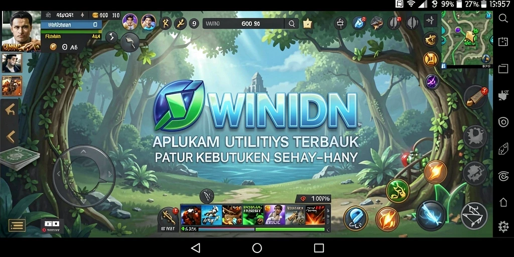 Tampilan antarmuka utama WINIDN yang intuitif dan menarik.