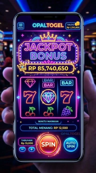 Tampilan antarmuka aplikasi opaltogel yang user-friendly.